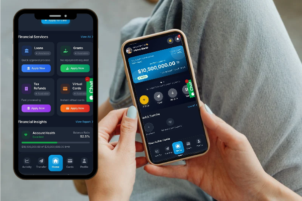 Mobile banking app